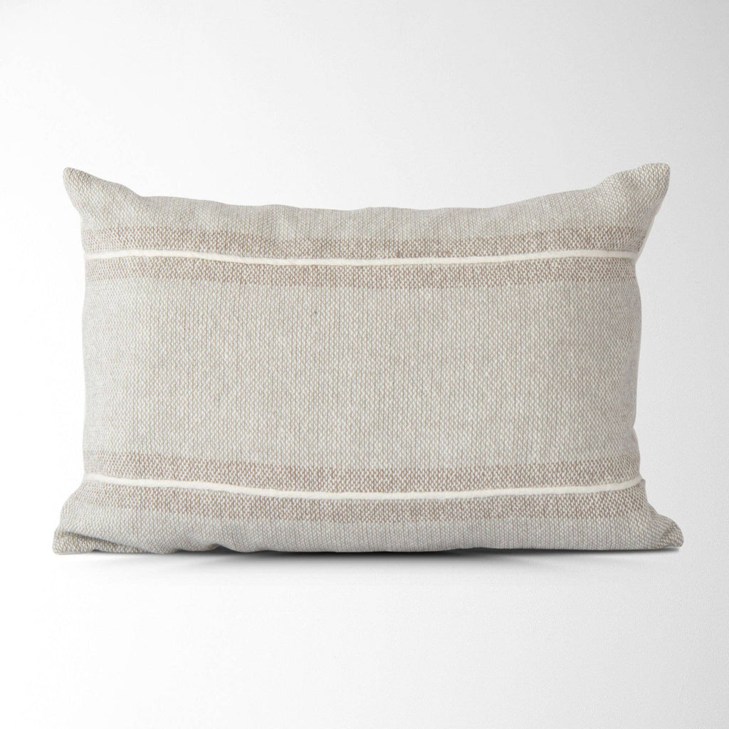 Harlow Striped Textured Pillow Cover
