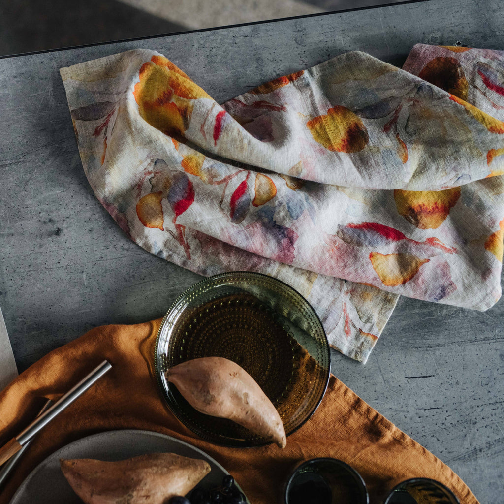 Hazelnut Linen Kitchen Towel