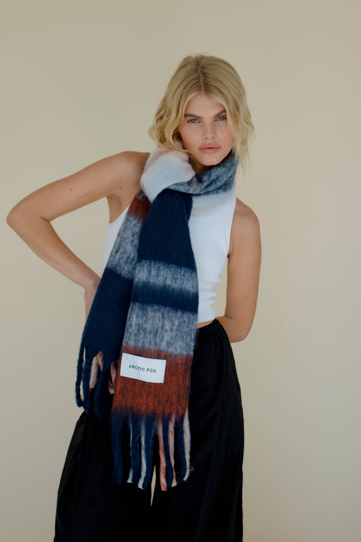 The Stockholm Scarf - Winter Lagoon