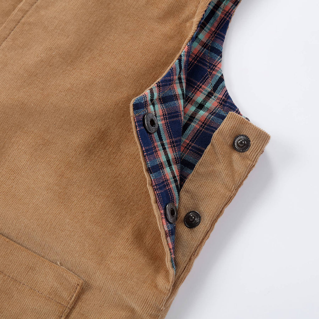 Organic Cotton Overalls / Dungarees (Chestnut)