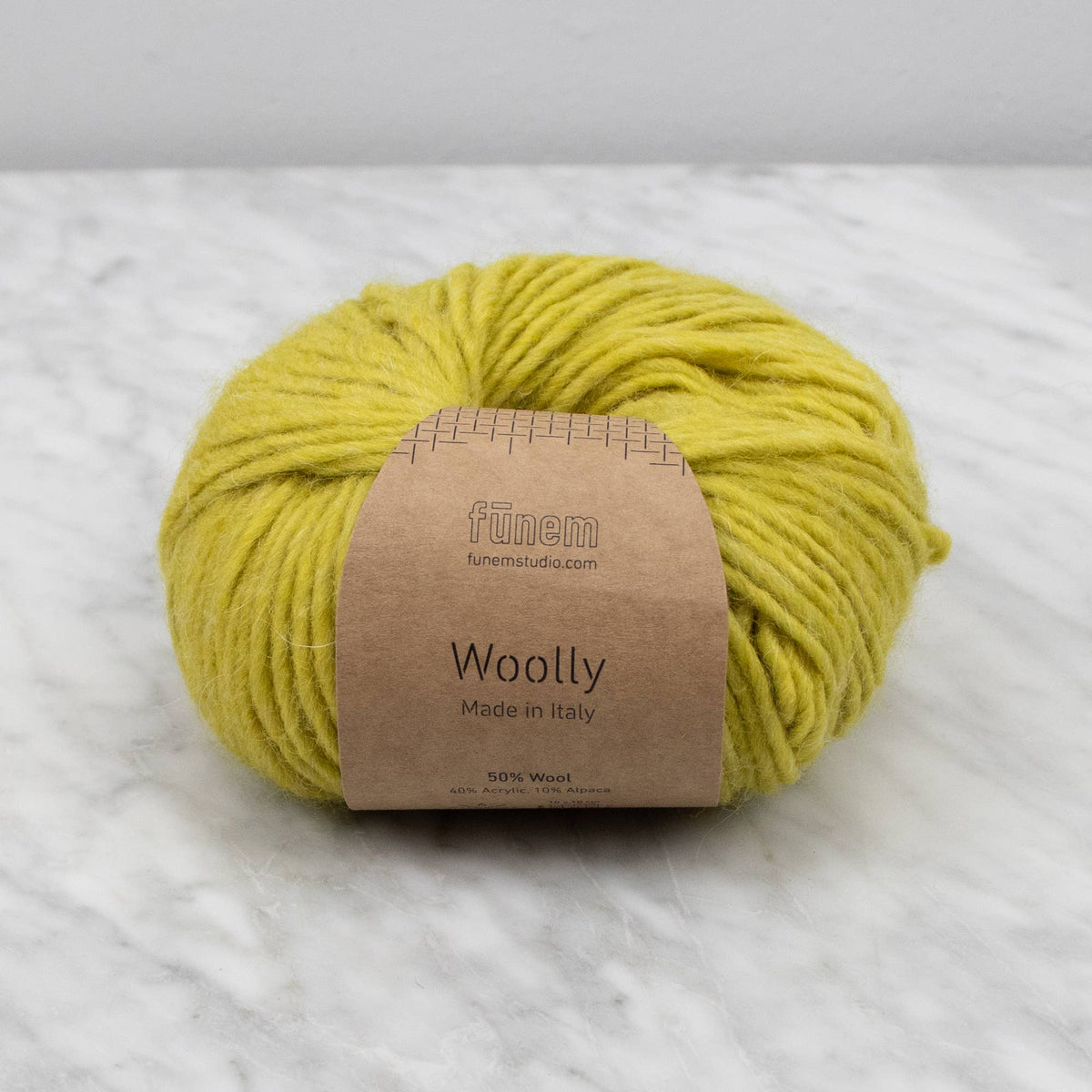 Woolly Italian Blend Yarn - Wool, Acrylic, Alpaca