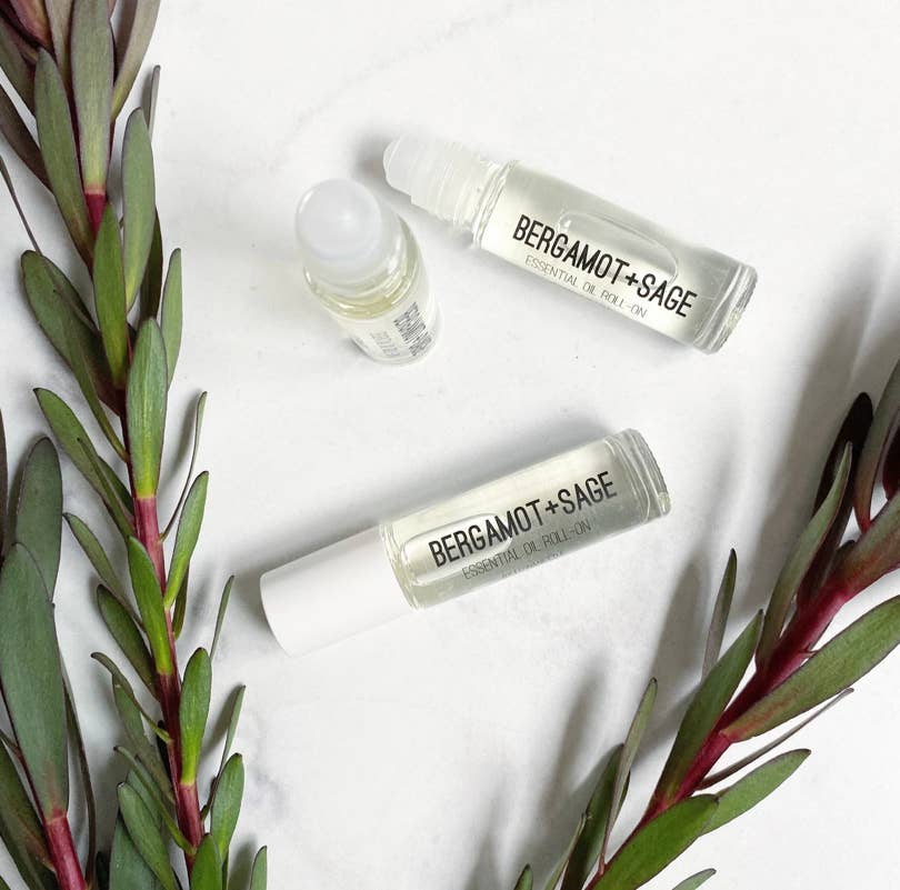 Bergamot+Sage Essential Oil Roll-On