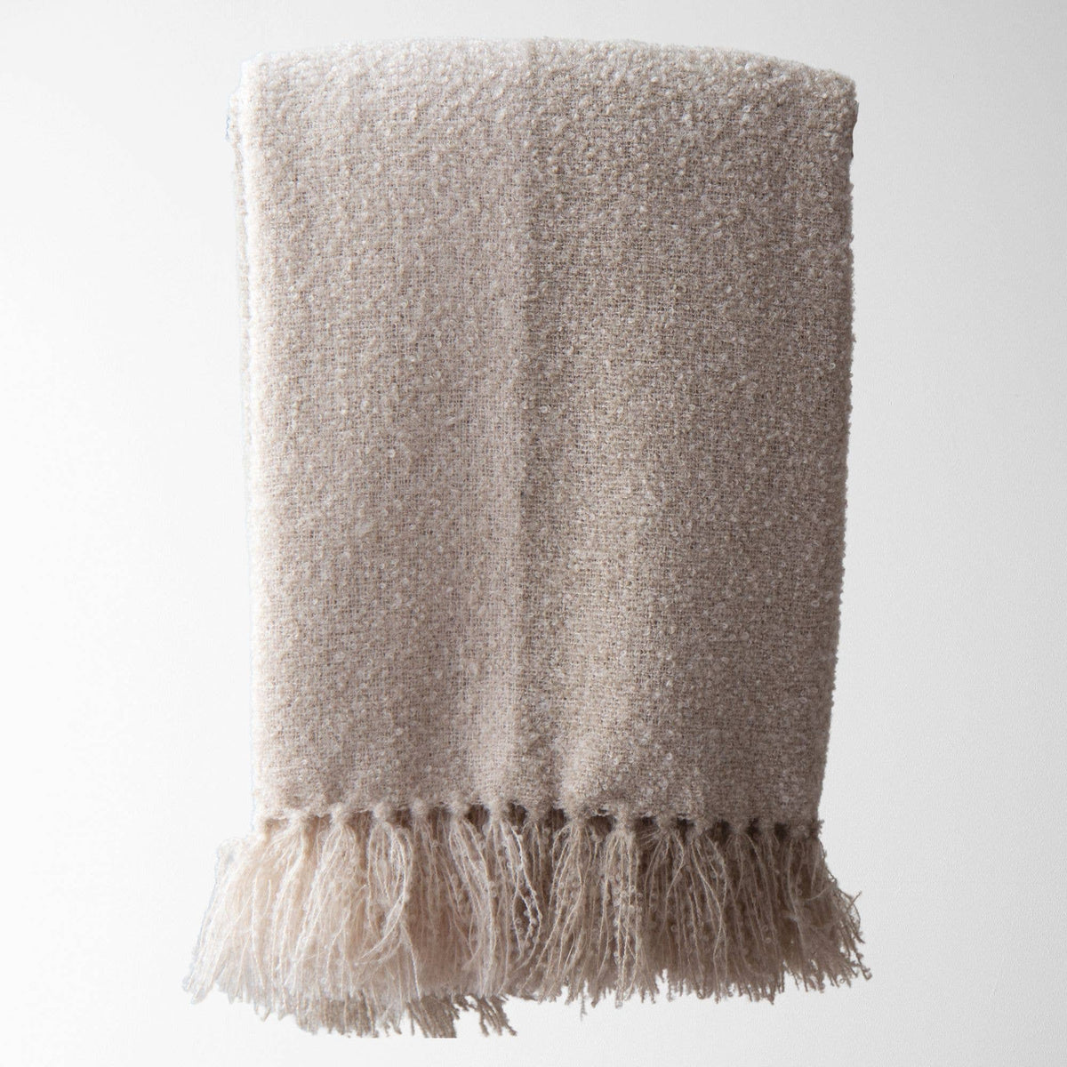 Hudson Valley Boucle Throw in Navy