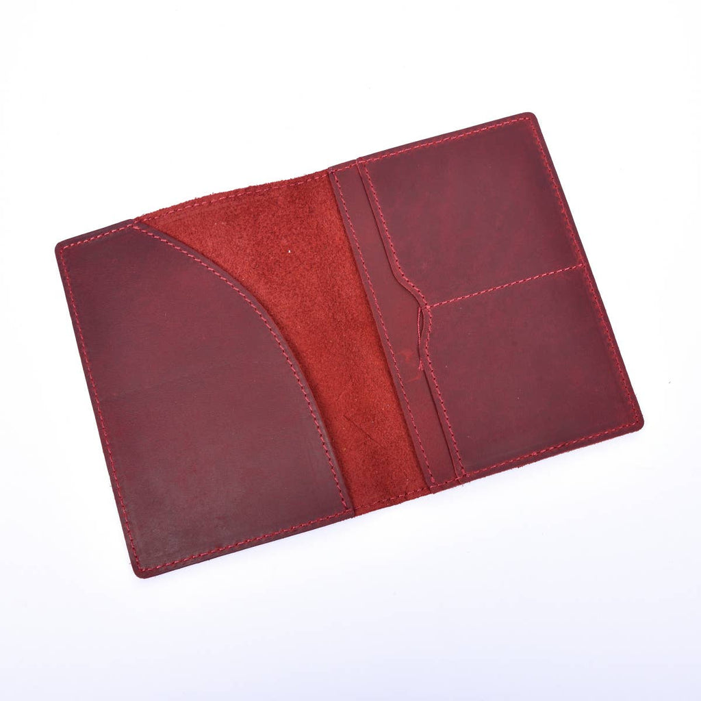 Passport Cover, Genuine Leather Passport Holder Case