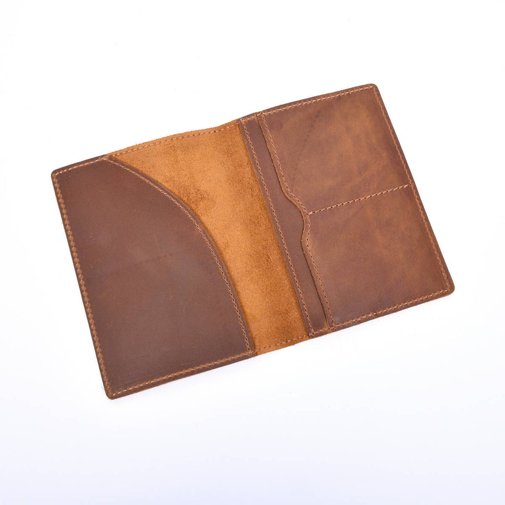 Passport Cover, Genuine Leather Passport Holder Case
