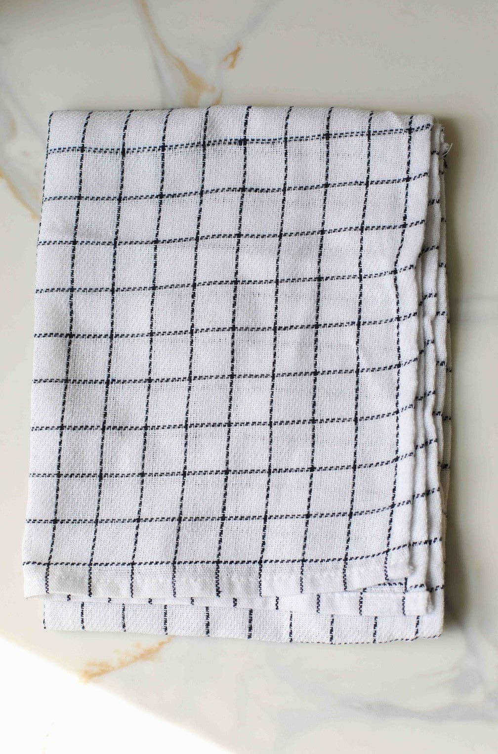 Light Blue Striped Kitchen Towel