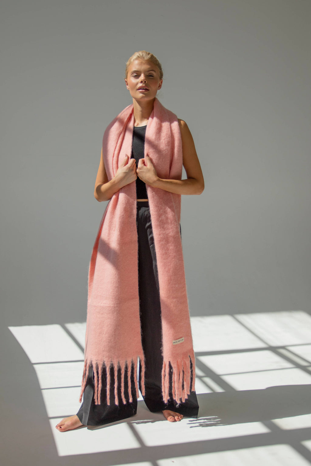The Reykjavik Scarf - Cherry Blossom Pink