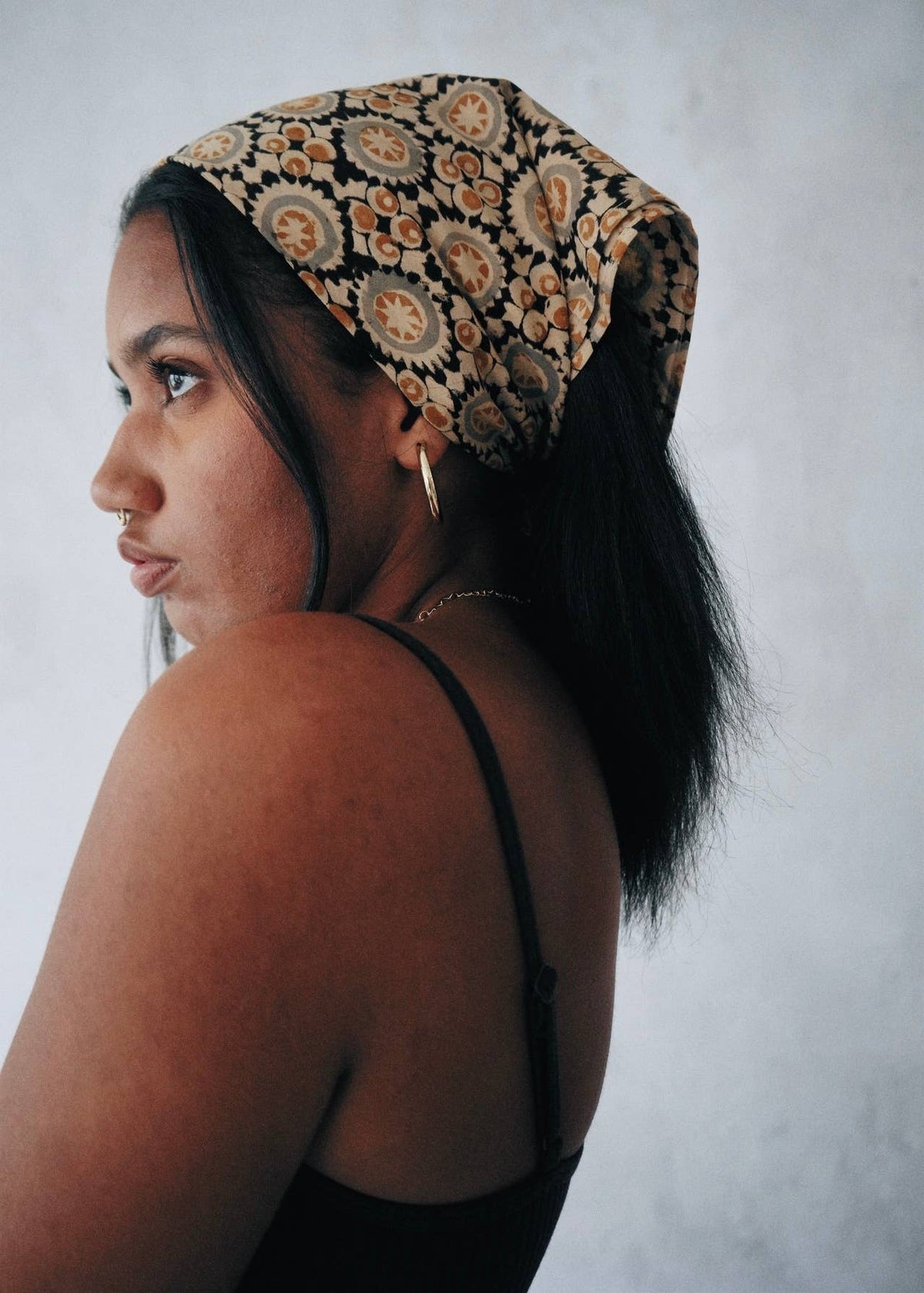 Crop Circle - Kalamkari Cotton Bandana