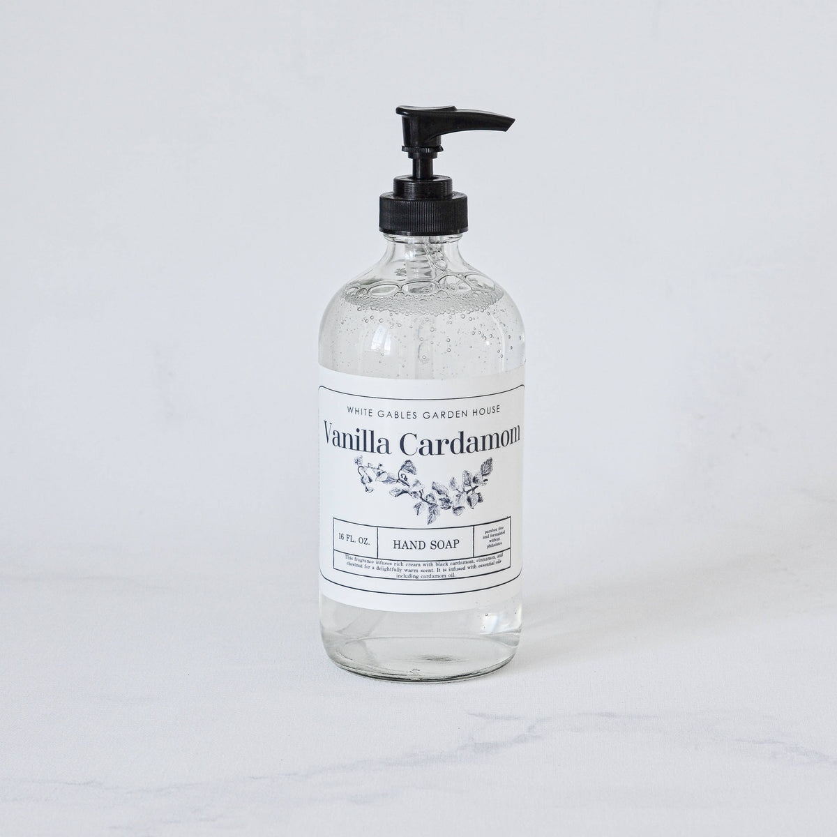 Glass Jar Liquid Hand Soap 16 oz. | Made In USA