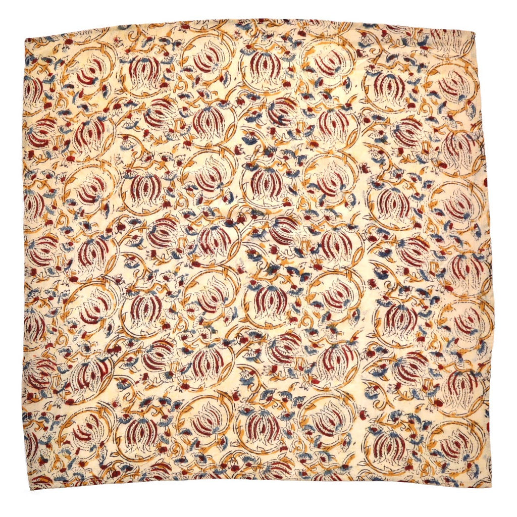 Autum Harvest - Kalamkari Cotton Bandana
