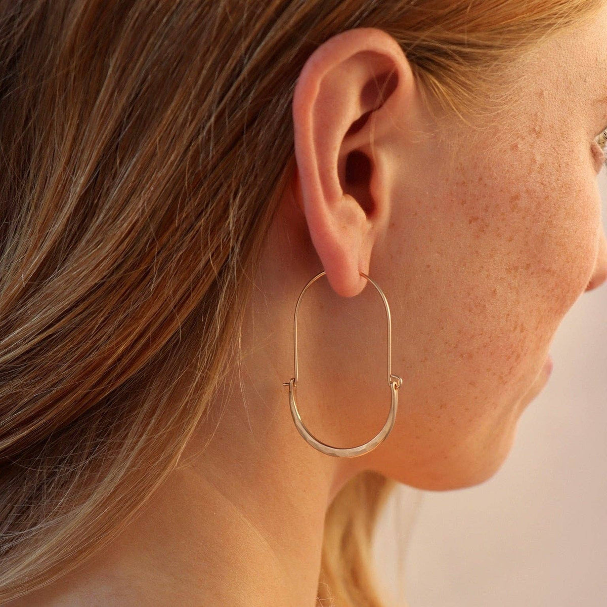 Hammered Paloma Hoops