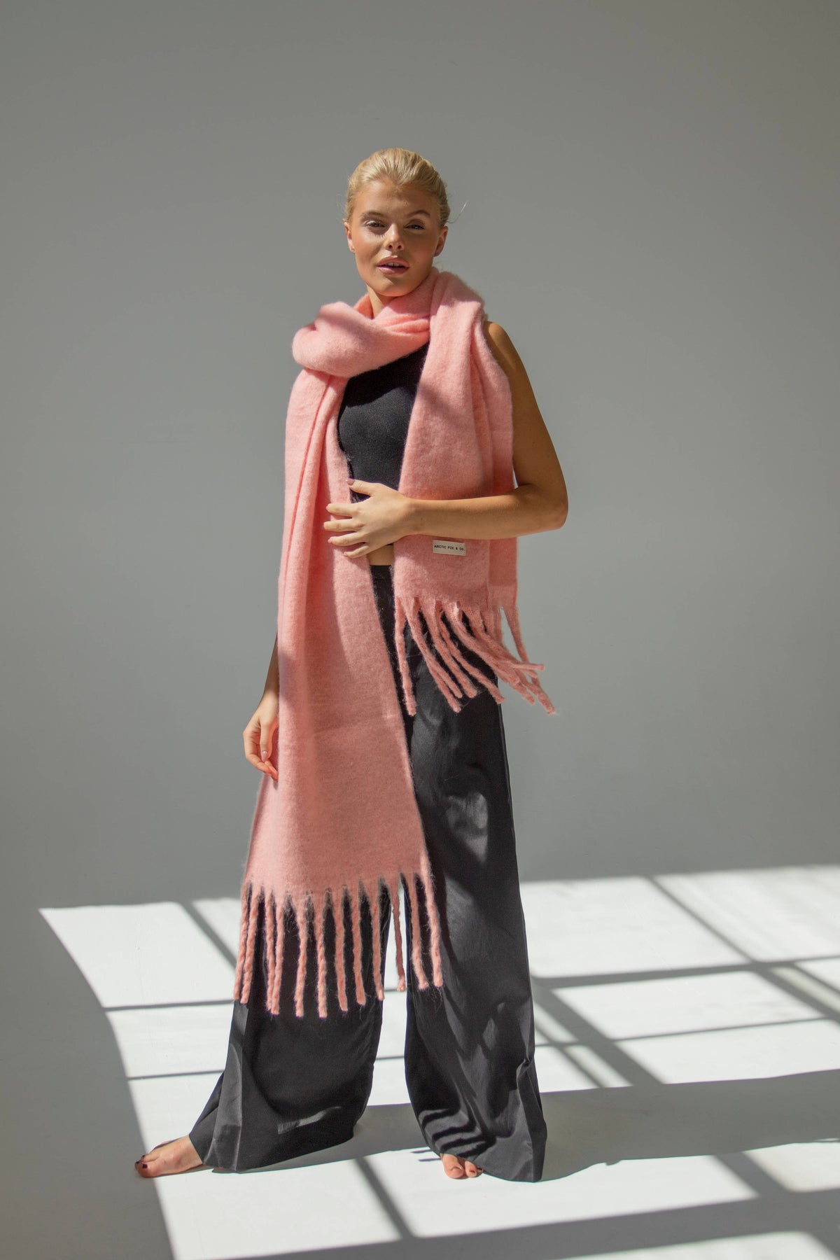 The Reykjavik Scarf - Cherry Blossom Pink