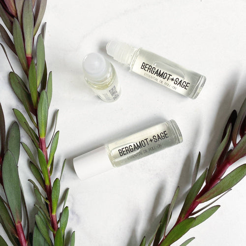 Bergamot + Sage Essential Oil Roll-On