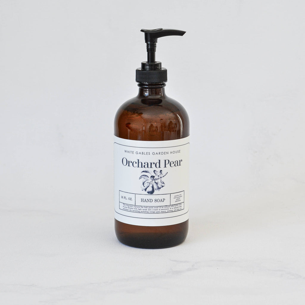 Glass Jar Liquid Hand Soap 16 oz. | Made In USA