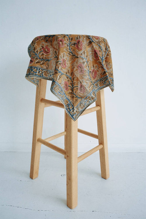 Amber Vine - Kalamkari Cotton Bandana