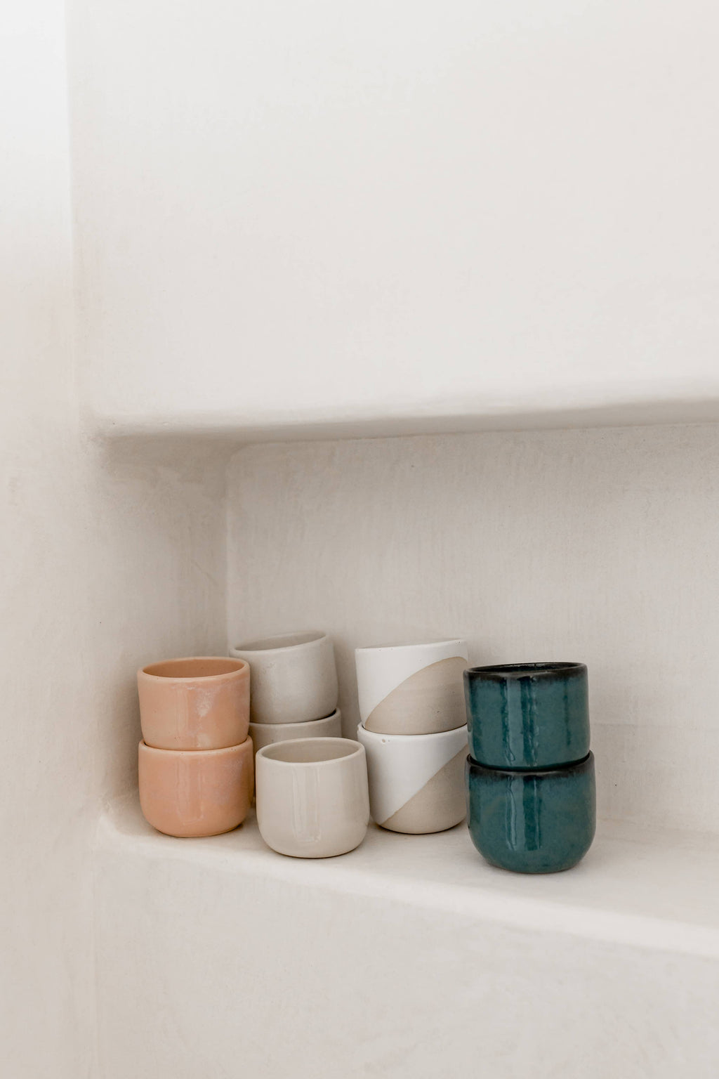 Handmade artisanal espresso coffee cup