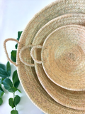 MOROCCAN STRAW WOVEN PLATE