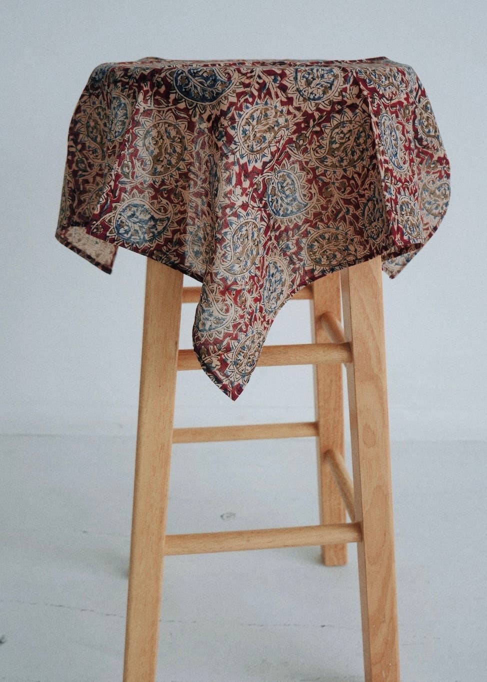 Chatusra Paisley - Kalamkari Cotton Bandana