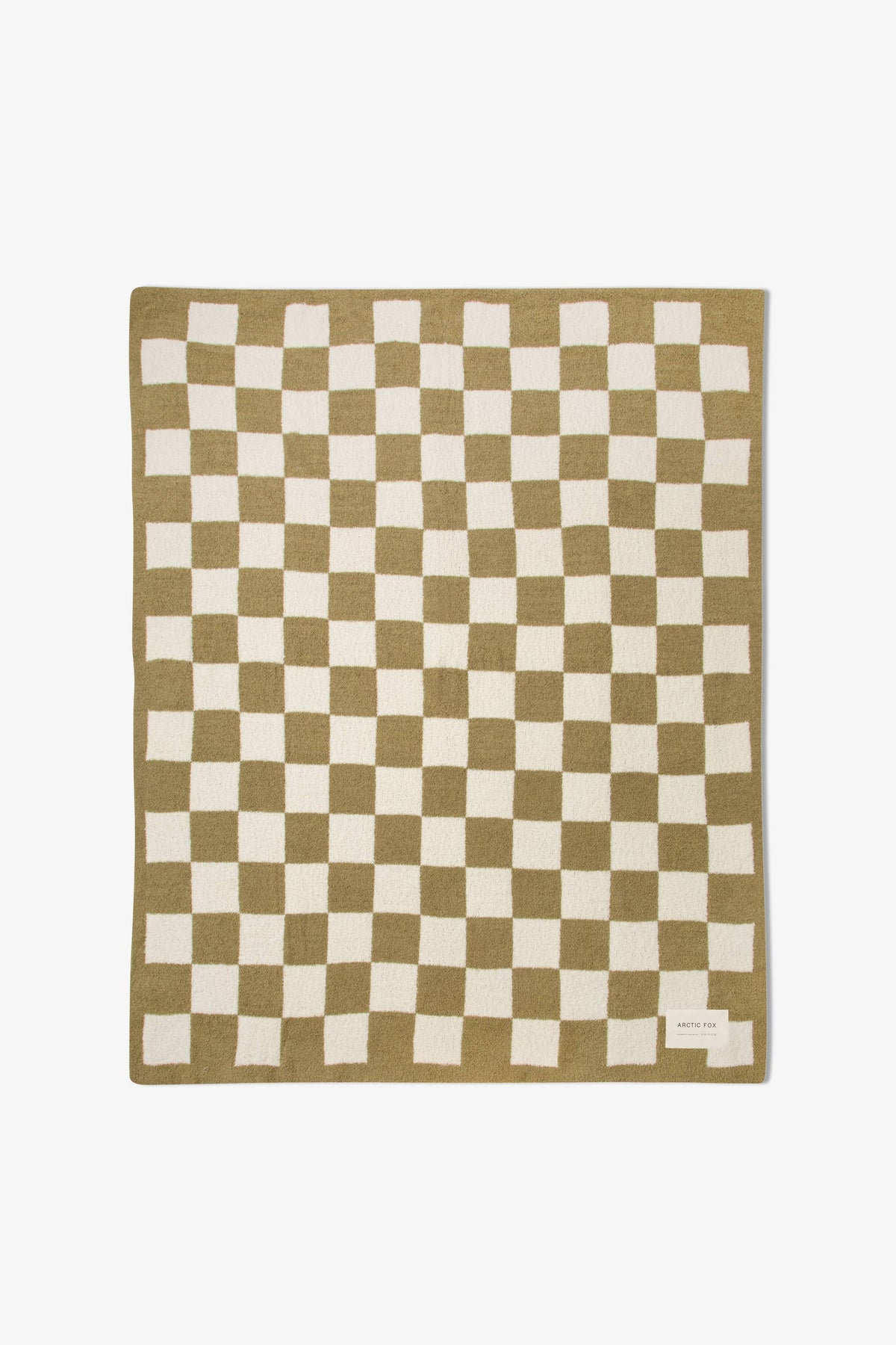 The Teddy Throw - Khaki Check