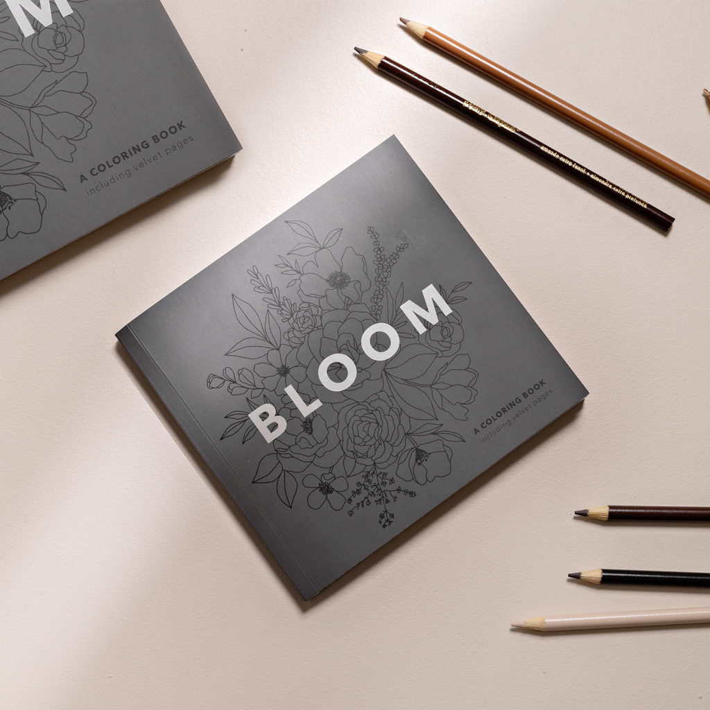 Bloom: A Travel Sized Floral Coloring Book