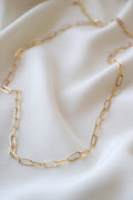 Small Link Gold Chain Necklace