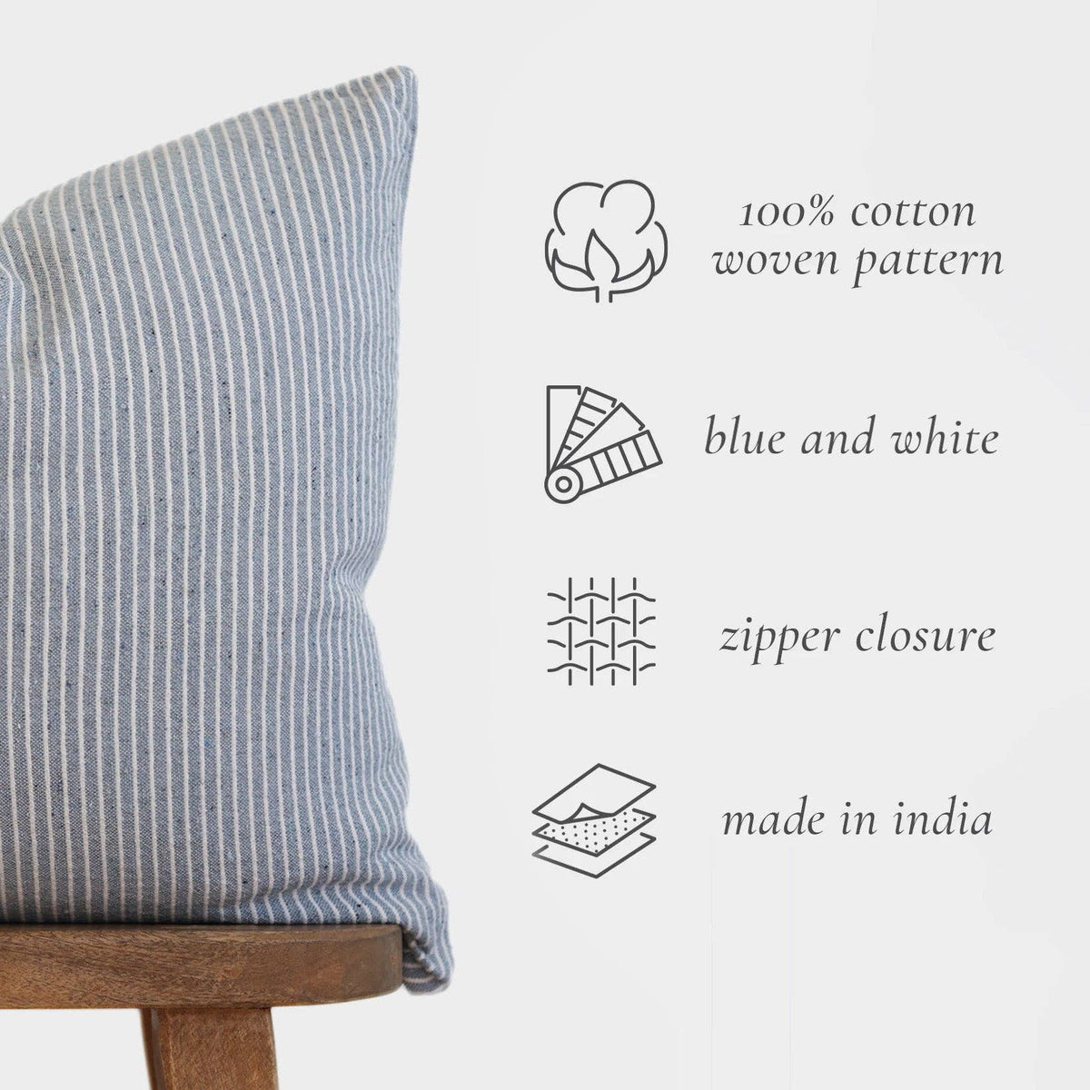 June In Blue -  18" | 22"