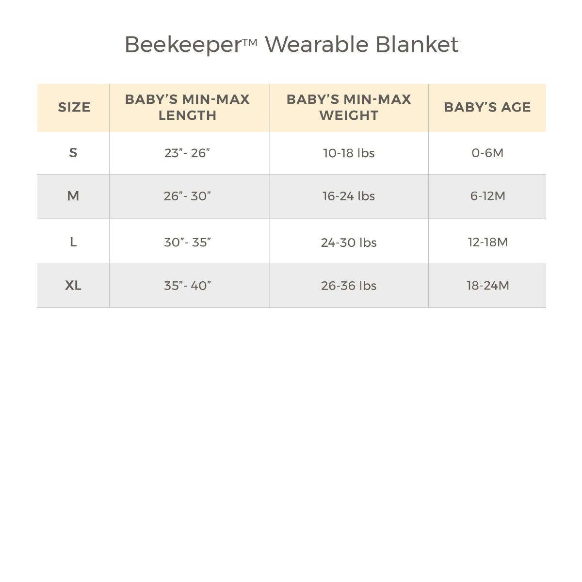 Rugby Stripe Organic Warmer Beekeeper™ Wearable Baby Blanket - Oat