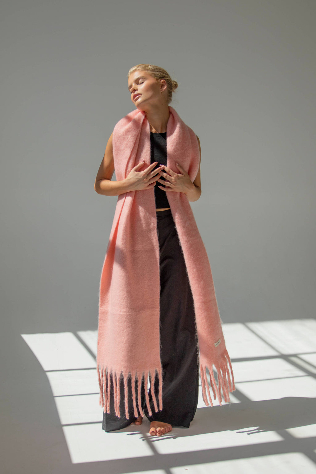 The Reykjavik Scarf - Cherry Blossom Pink