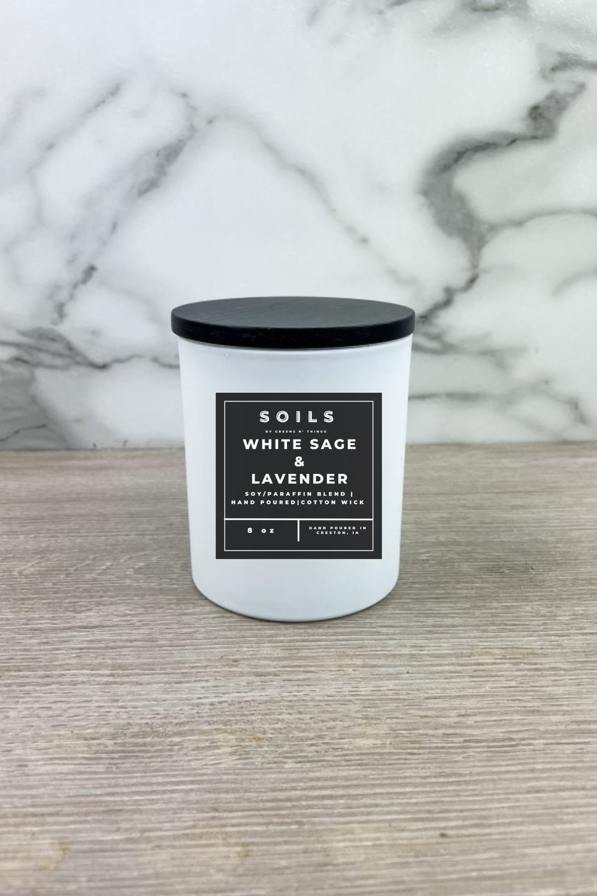 White Sage and Lavender Candle