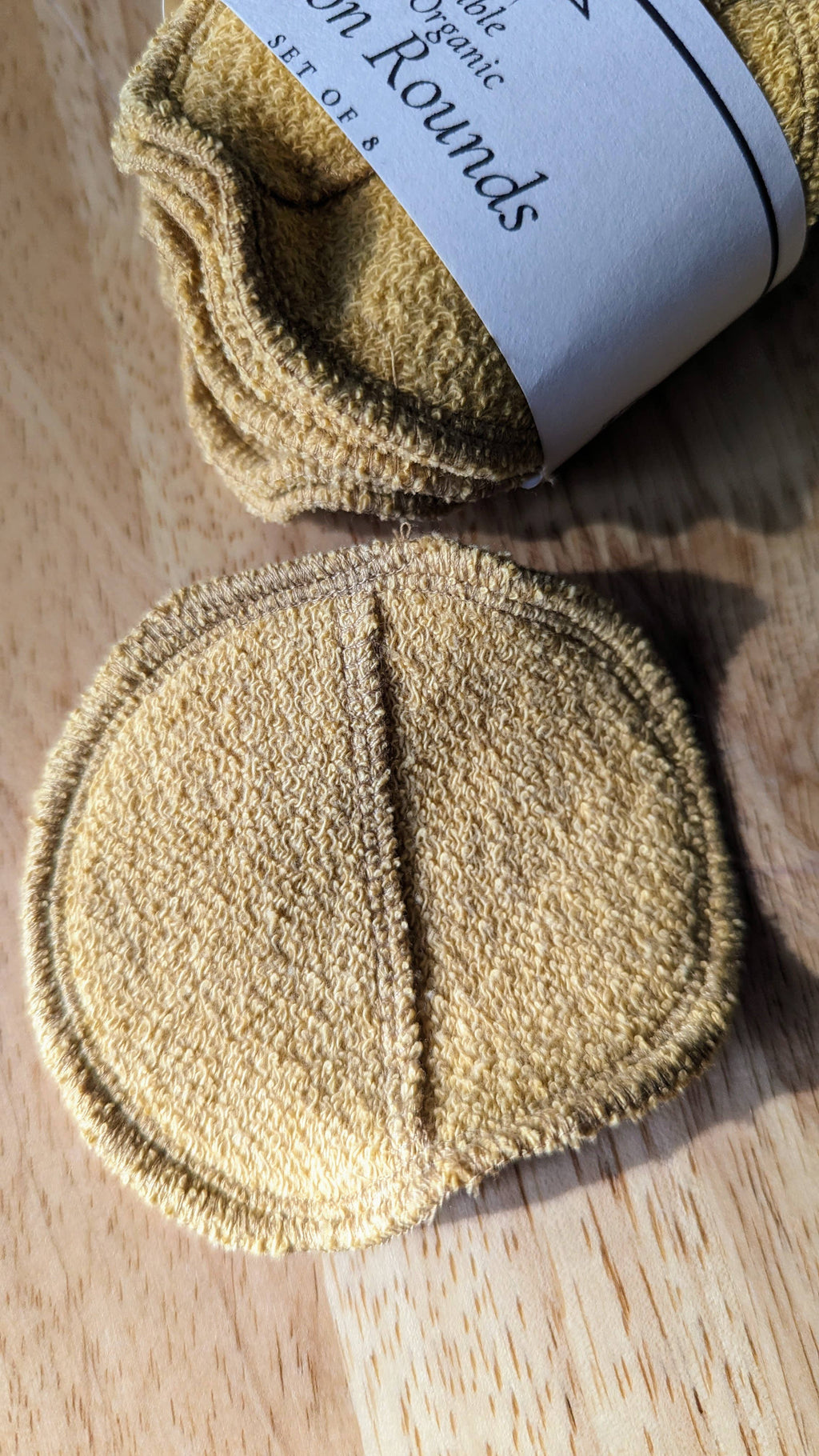 Reusable Organic Cotton Rounds- Set of 8