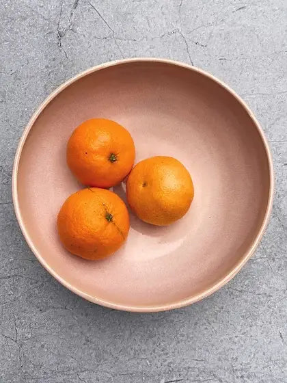 Handmade powder pink salad bowl perfect for secret Santa Christmas