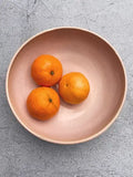 Handmade powder pink salad bowl perfect for secret Santa Christmas