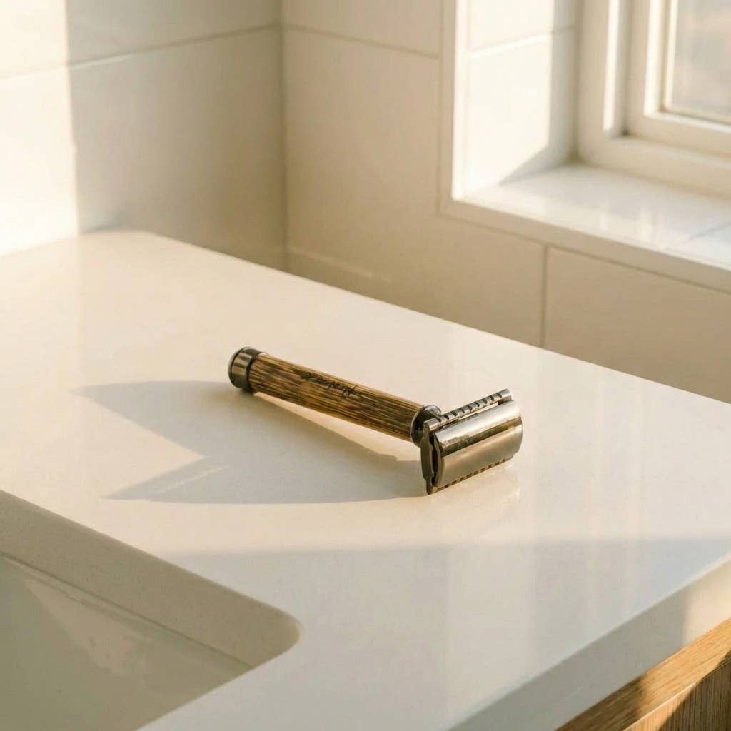 Bamboo Stainless Steel Safety Razor