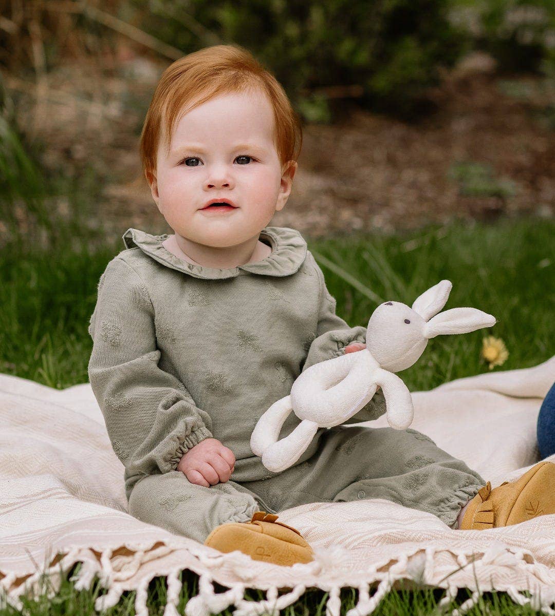 Bunny Plush Baby Rattle