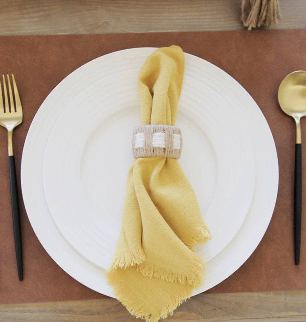 Twine Napkin Rings