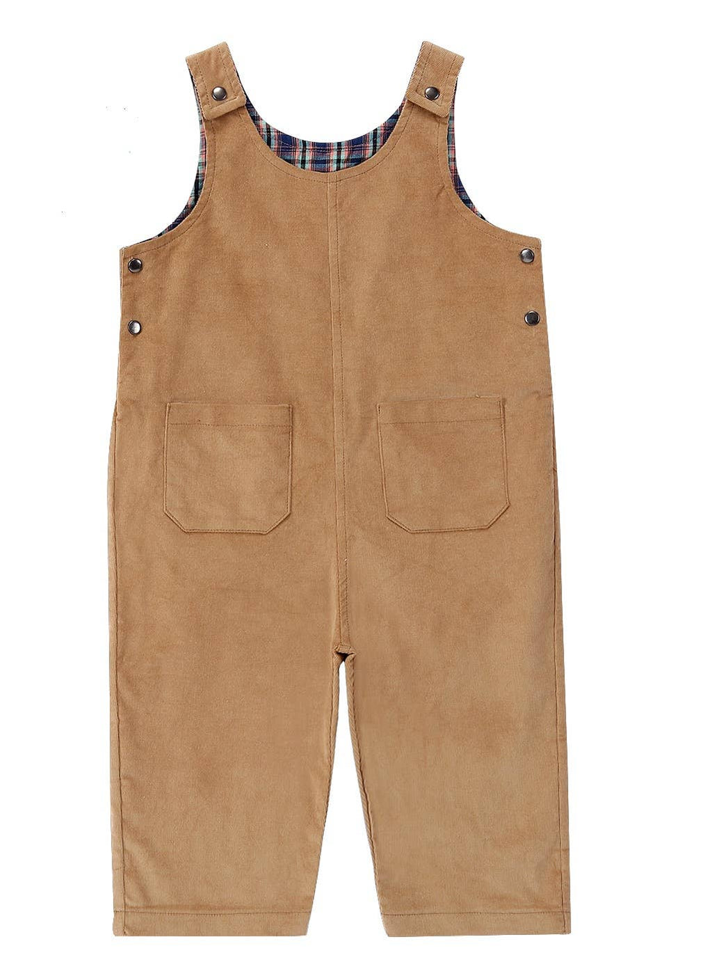 Organic Cotton Overalls / Dungarees (Chestnut)