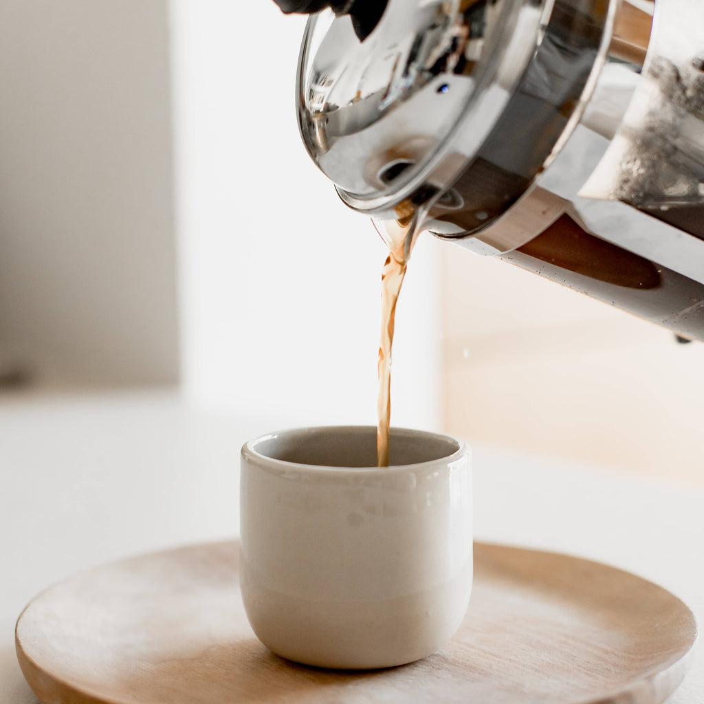 Handmade artisanal espresso coffee cup