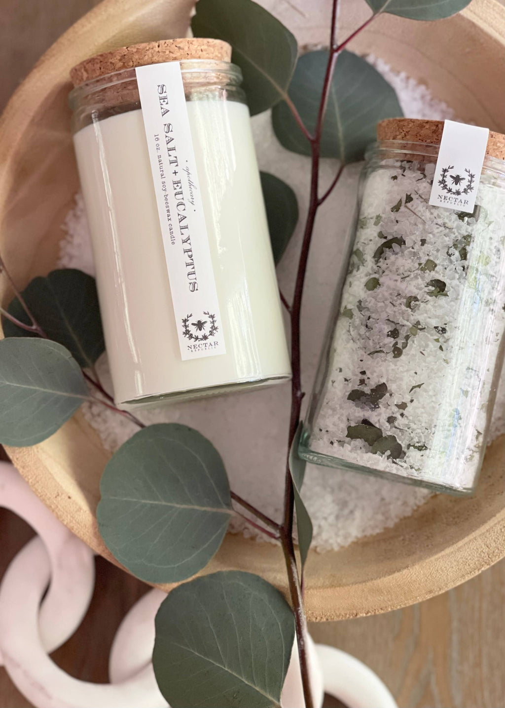 Sea Salt + Eucalyptus Bath Soak Tube | gift spa aromatherapy