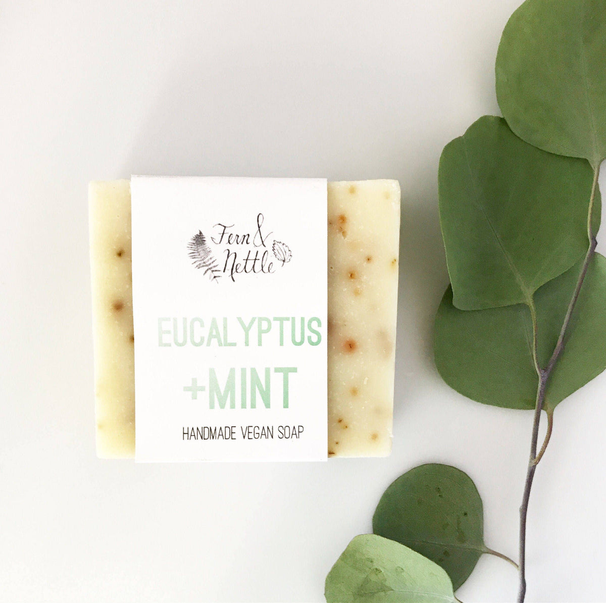 Eucalyptus + Mint Handmade Vegan Soap
