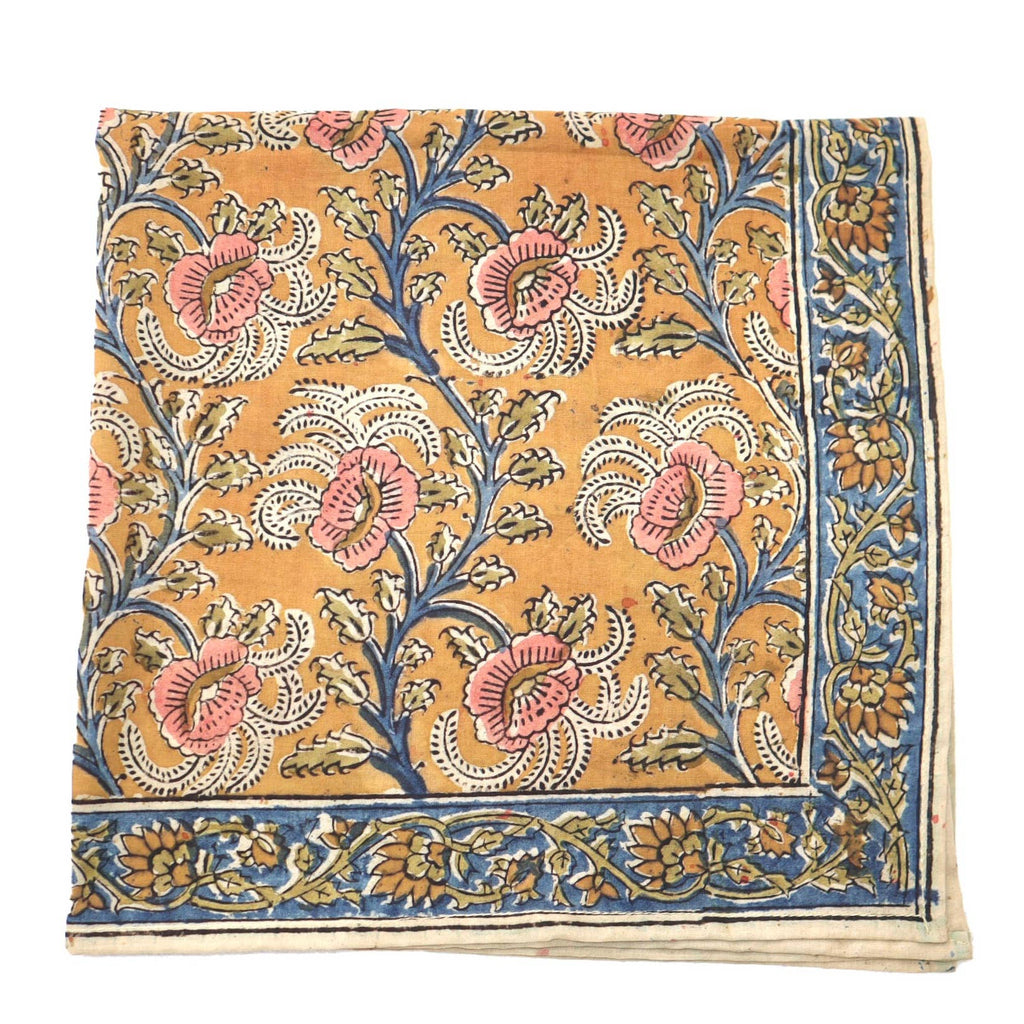 Amber Vine - Kalamkari Cotton Bandana