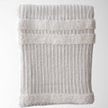 Blake Cotton Striped Throw Blanket – Cozy, Textured, Soft