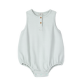 100% Organic Cotton Romper with Blue Stripes