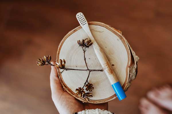 Bamboo Kid's Toothbrush - White