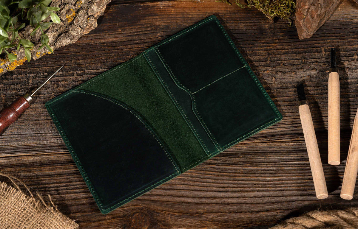 Passport Cover, Genuine Leather Passport Holder Case