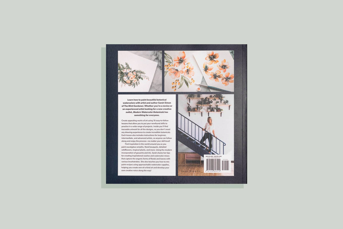 A How-to Watercolor Book: Modern Watercolor Botanicals