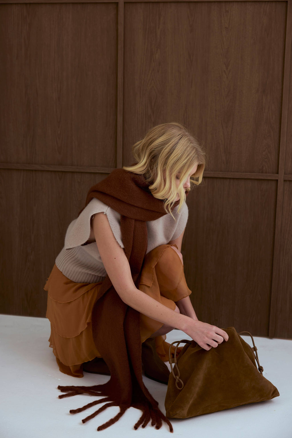 The Stockholm Scarf - Sepia