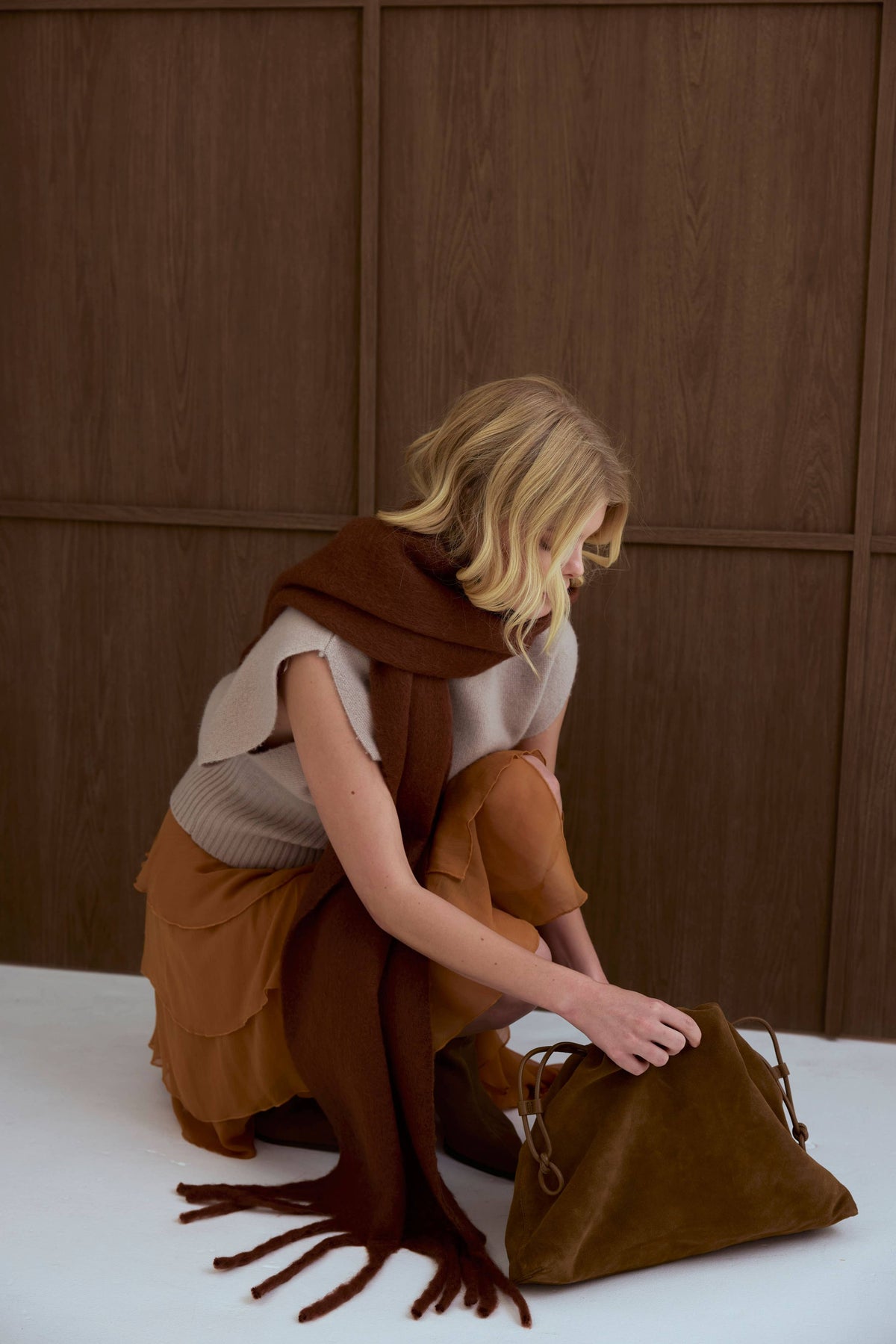 The Stockholm Scarf - Sepia