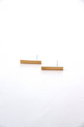 Gold Bar Earrings