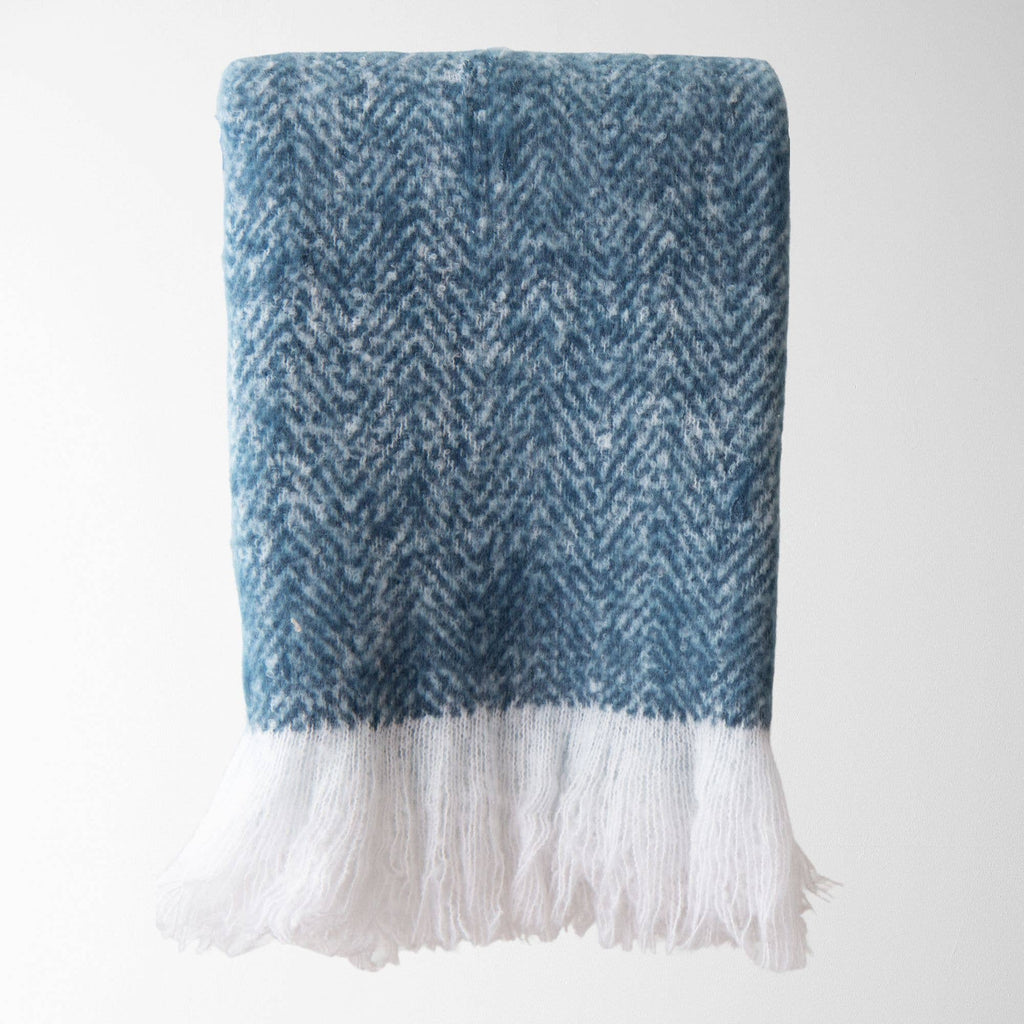 Ella Herringbone Brushed Throw– Soft, Stylish and home decor