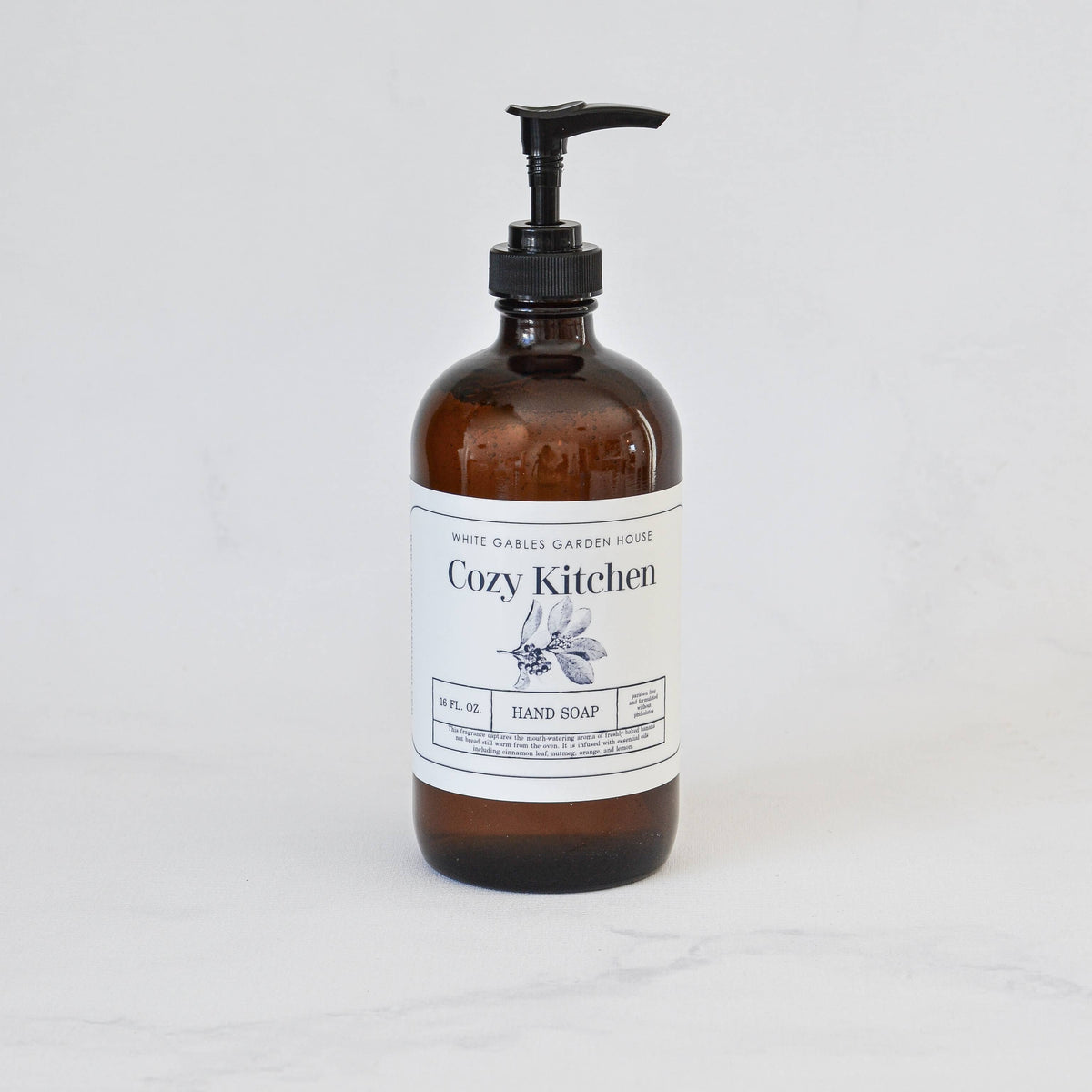Glass Jar Liquid Hand Soap 16 oz. | Made In USA